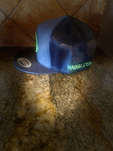 Load image into Gallery viewer, Black Flatbill Trucker Hats with Mesh back