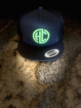 Load image into Gallery viewer, Black Flatbill Trucker Hats with Mesh back