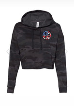 Load image into Gallery viewer, Patriotic Cropped Hoodie
