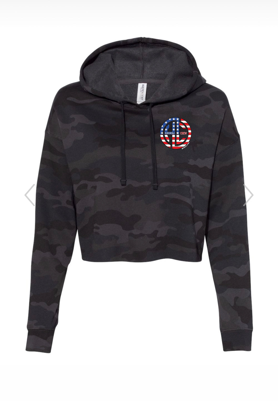 Patriotic Cropped Hoodie