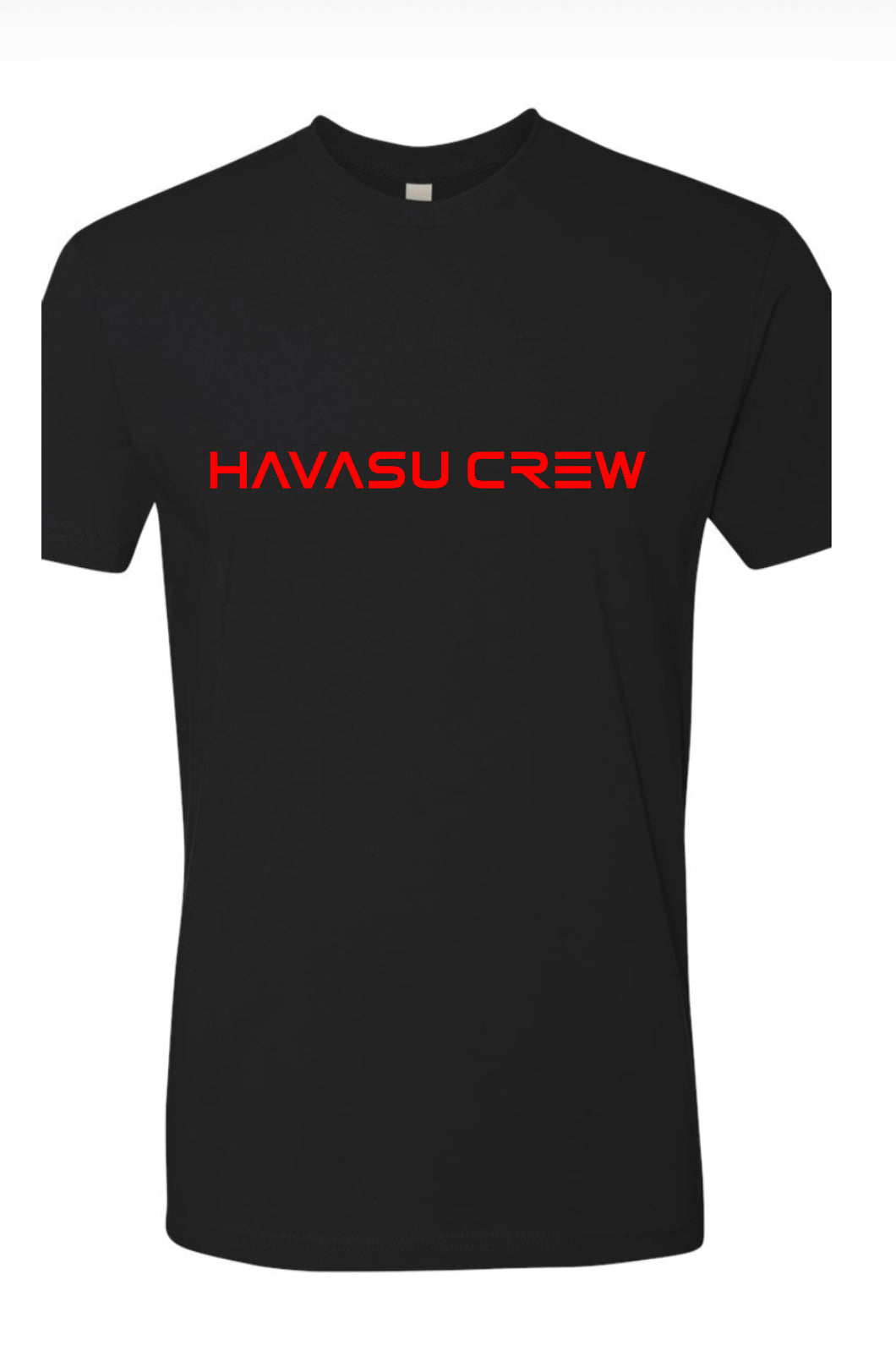 Red HAVASU CREW original text shirts for men