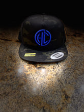 Load image into Gallery viewer, Black Flatbill Trucker Hats with Mesh back
