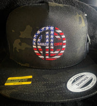 Load image into Gallery viewer, Black Camo Hat
