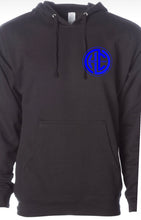 Load image into Gallery viewer, Unisex Black HC Sweatshirt with HC Classic Logo or HSM Monogram Logo on the chest. Back is plain.
