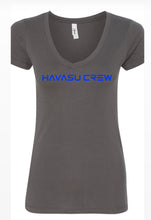 Load image into Gallery viewer, Blue HAVASU CREW text Women&#39;s Tops
